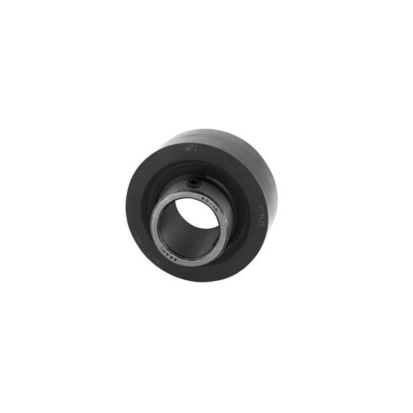 -SINGLE ROW BALL BEARING - 1/2 NARR SET SCREW CYL O.D. RUBBER CARTRIDGE